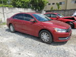 2015 Volkswagen Passat S Red vin: 1VWAS7A38FC074402