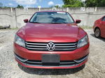 2015 Volkswagen Passat S Red vin: 1VWAS7A38FC074402