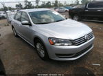 2014 Volkswagen Passat S Silver vin: 1VWAS7A39EC084371