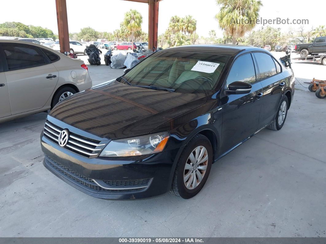 2014 Volkswagen Passat 1.8t Wolfsburg Edition Черный vin: 1VWAS7A39EC118082