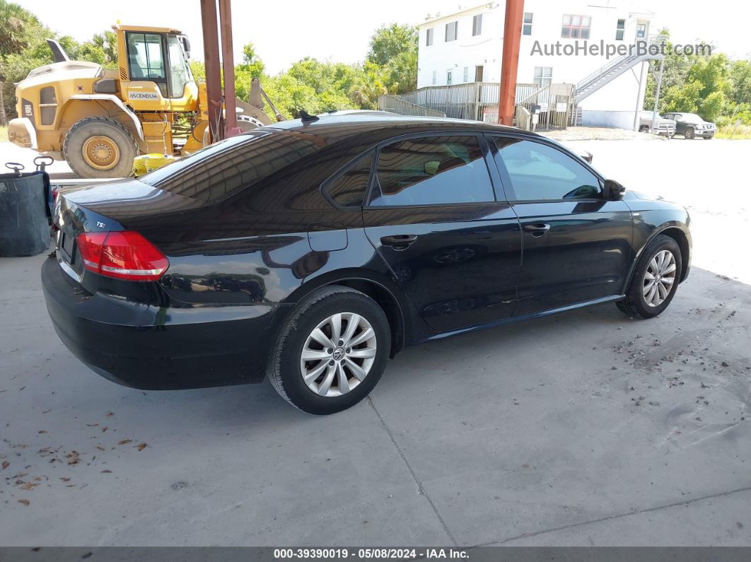 2014 Volkswagen Passat 1.8t Wolfsburg Edition Black vin: 1VWAS7A39EC118082