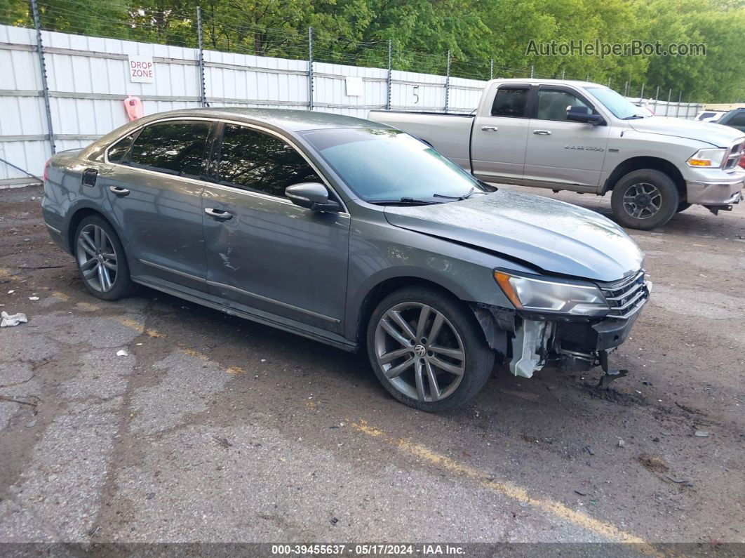 2016 Volkswagen Passat 1.8t R-line Gray vin: 1VWAS7A39GC041734