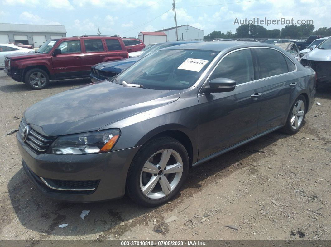 2014 Volkswagen Passat 1.8t Wolfsburg Edition Gray vin: 1VWAS7A3XEC027225