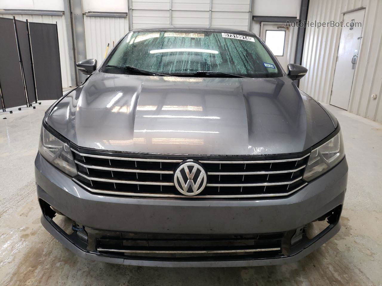 2016 Volkswagen Passat S Серый vin: 1VWAS7A3XGC063192