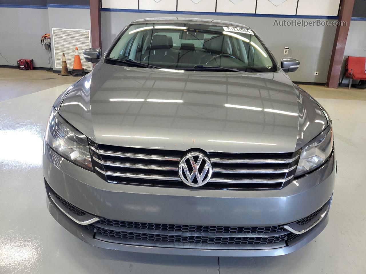 2014 Volkswagen Passat S Gray vin: 1VWAT7A30EC095949