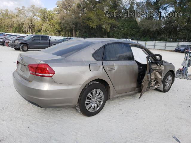 2015 Volkswagen Passat S Tan vin: 1VWAT7A30FC046493