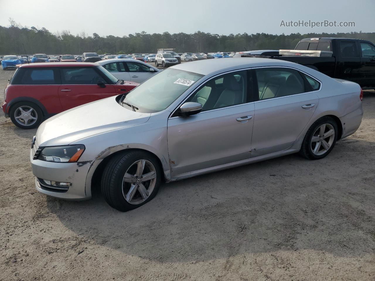 2015 Volkswagen Passat S Silver vin: 1VWAT7A30FC084970