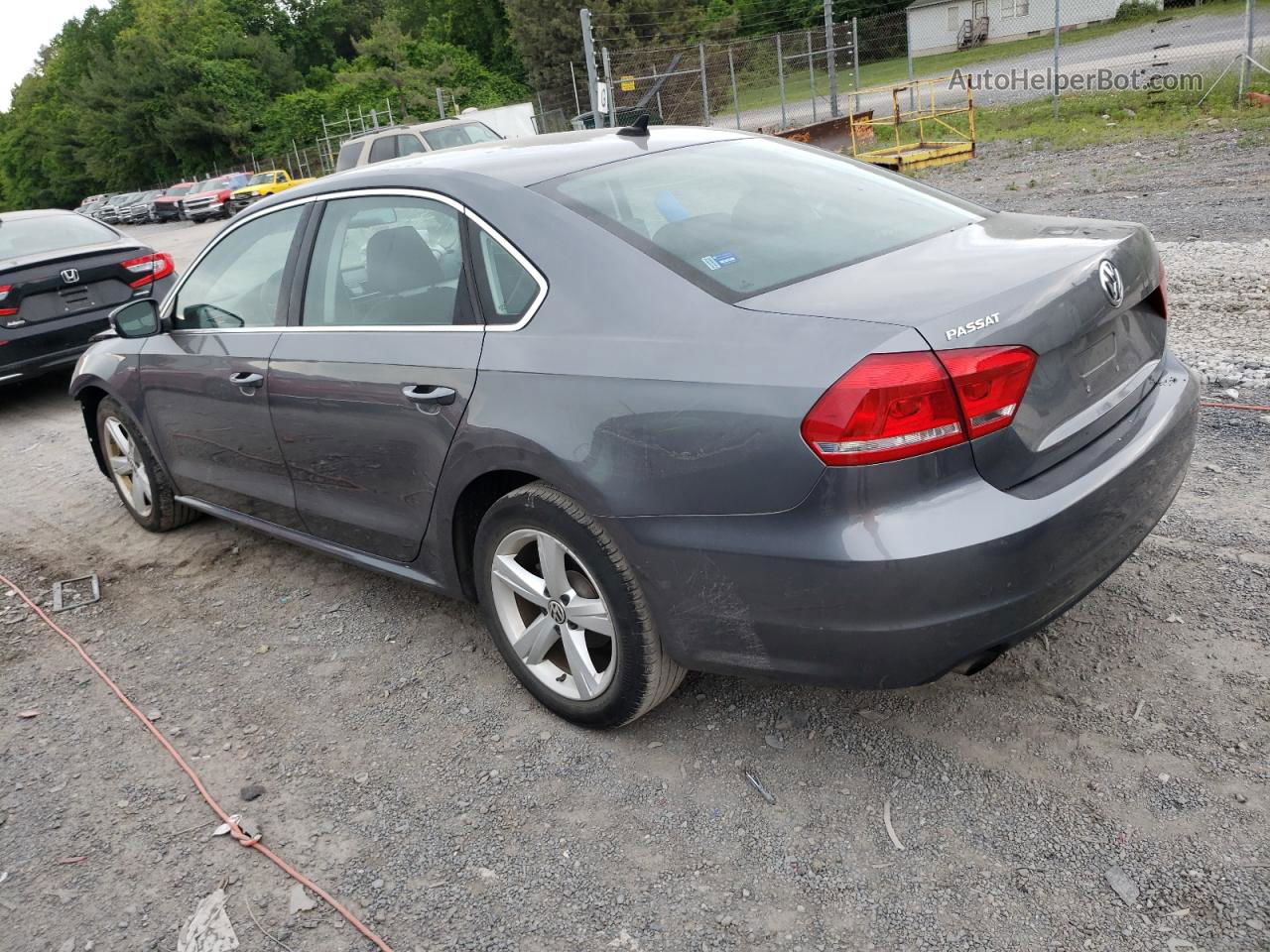 2015 Volkswagen Passat S Gray vin: 1VWAT7A30FC099971