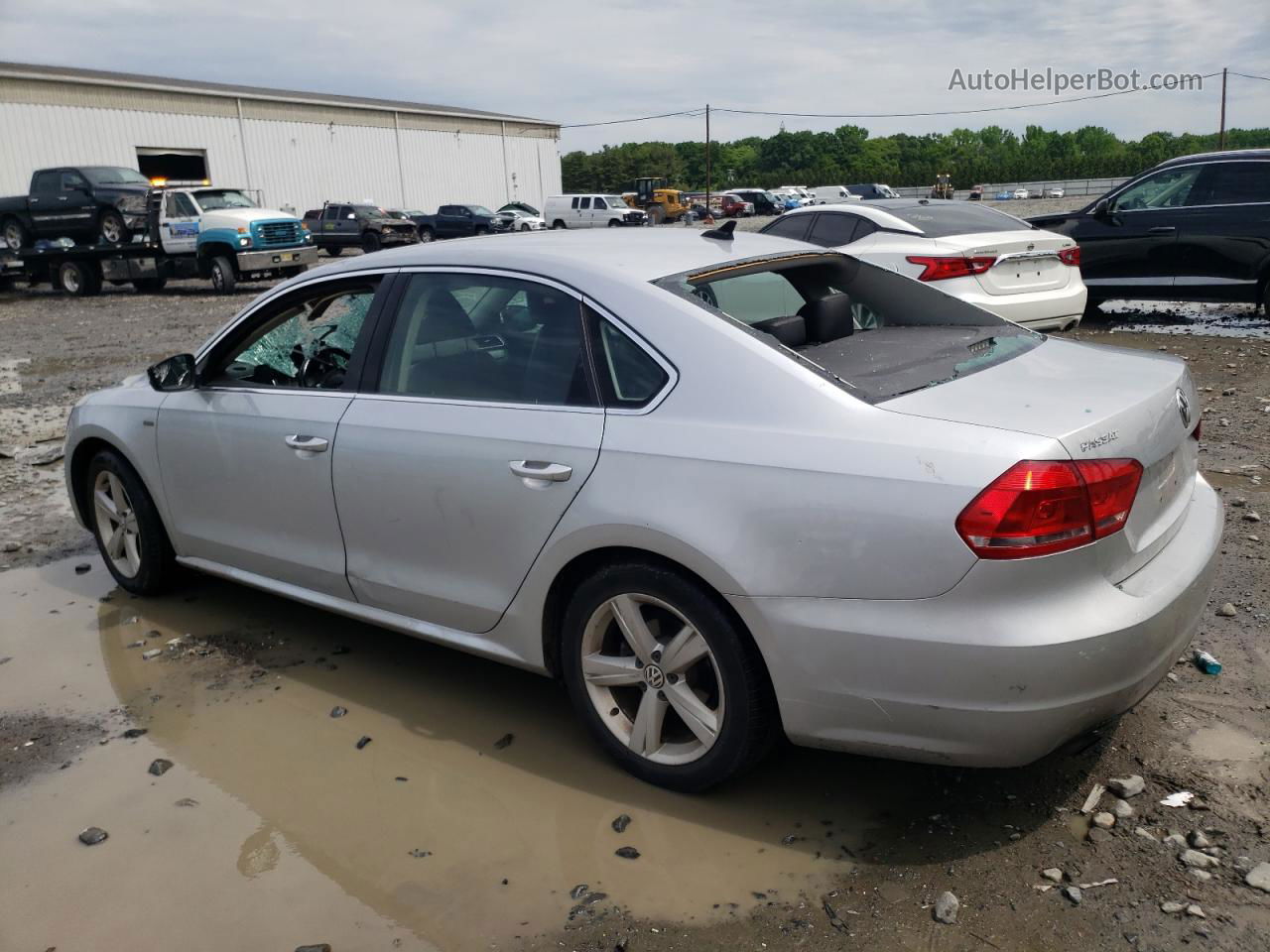 2015 Volkswagen Passat S Silver vin: 1VWAT7A30FC119586