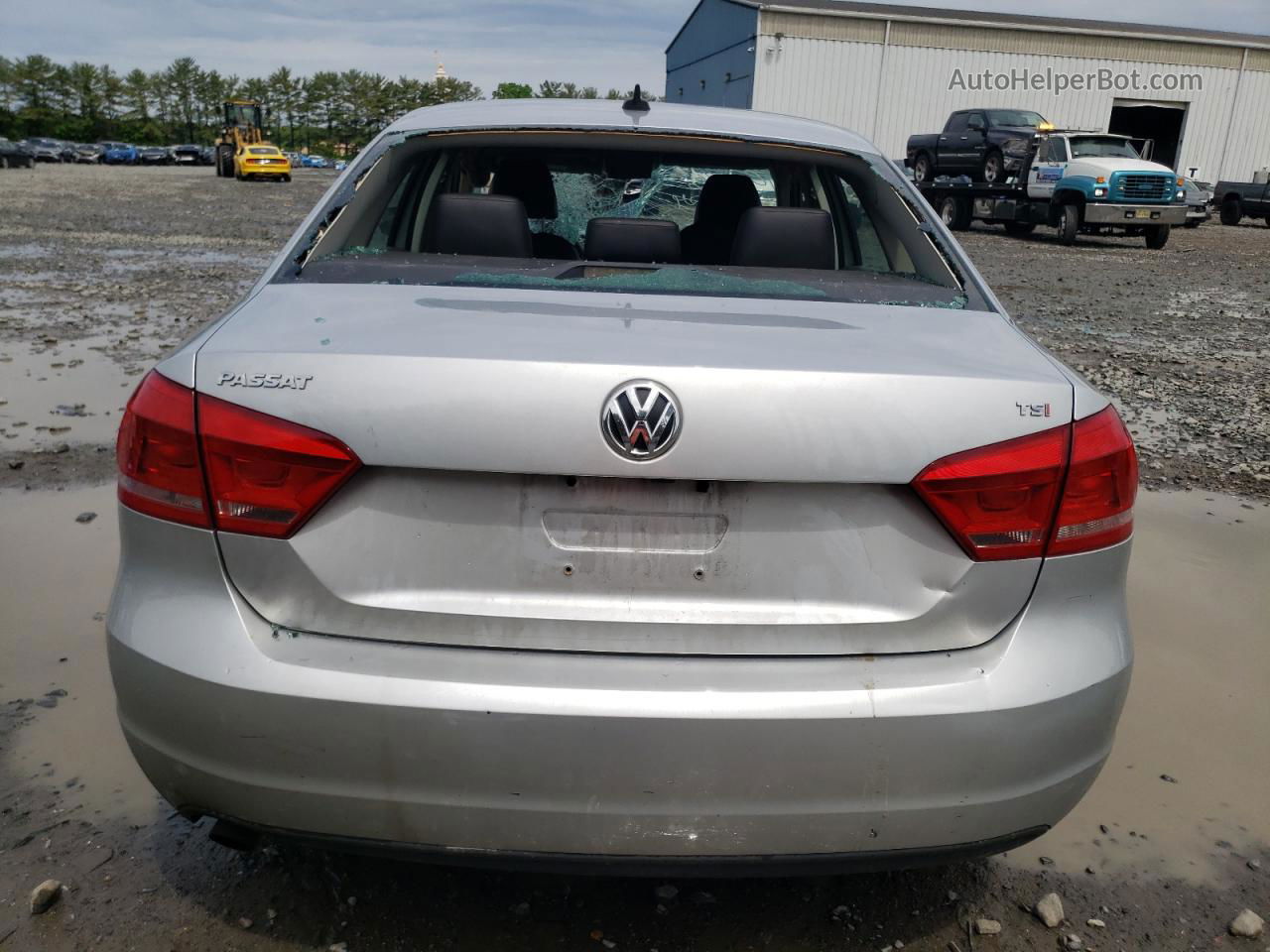 2015 Volkswagen Passat S Silver vin: 1VWAT7A30FC119586