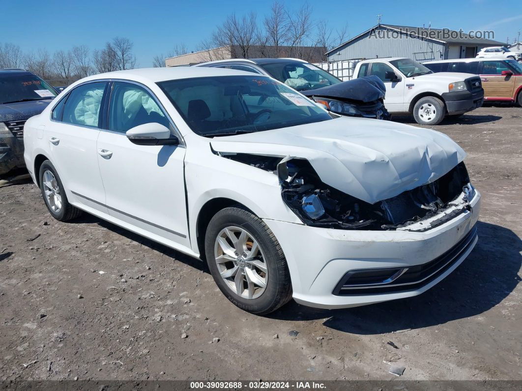 2016 Volkswagen Passat 1.8t S White vin: 1VWAT7A30GC031557