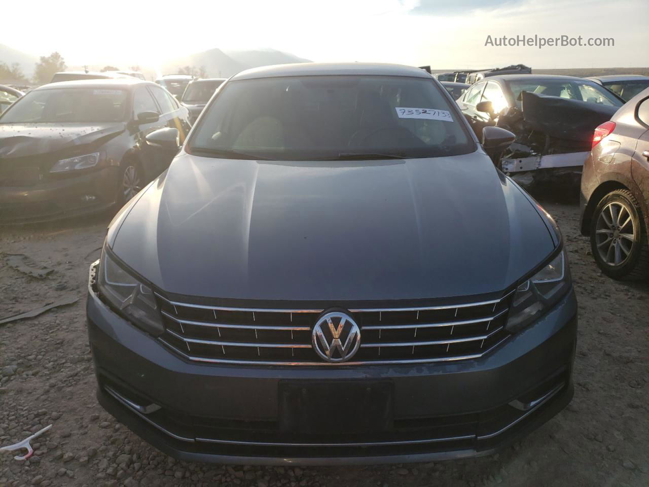 2016 Volkswagen Passat S Gray vin: 1VWAT7A30GC035625