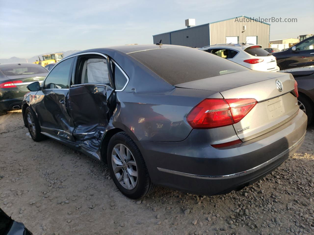 2016 Volkswagen Passat S Gray vin: 1VWAT7A30GC035625