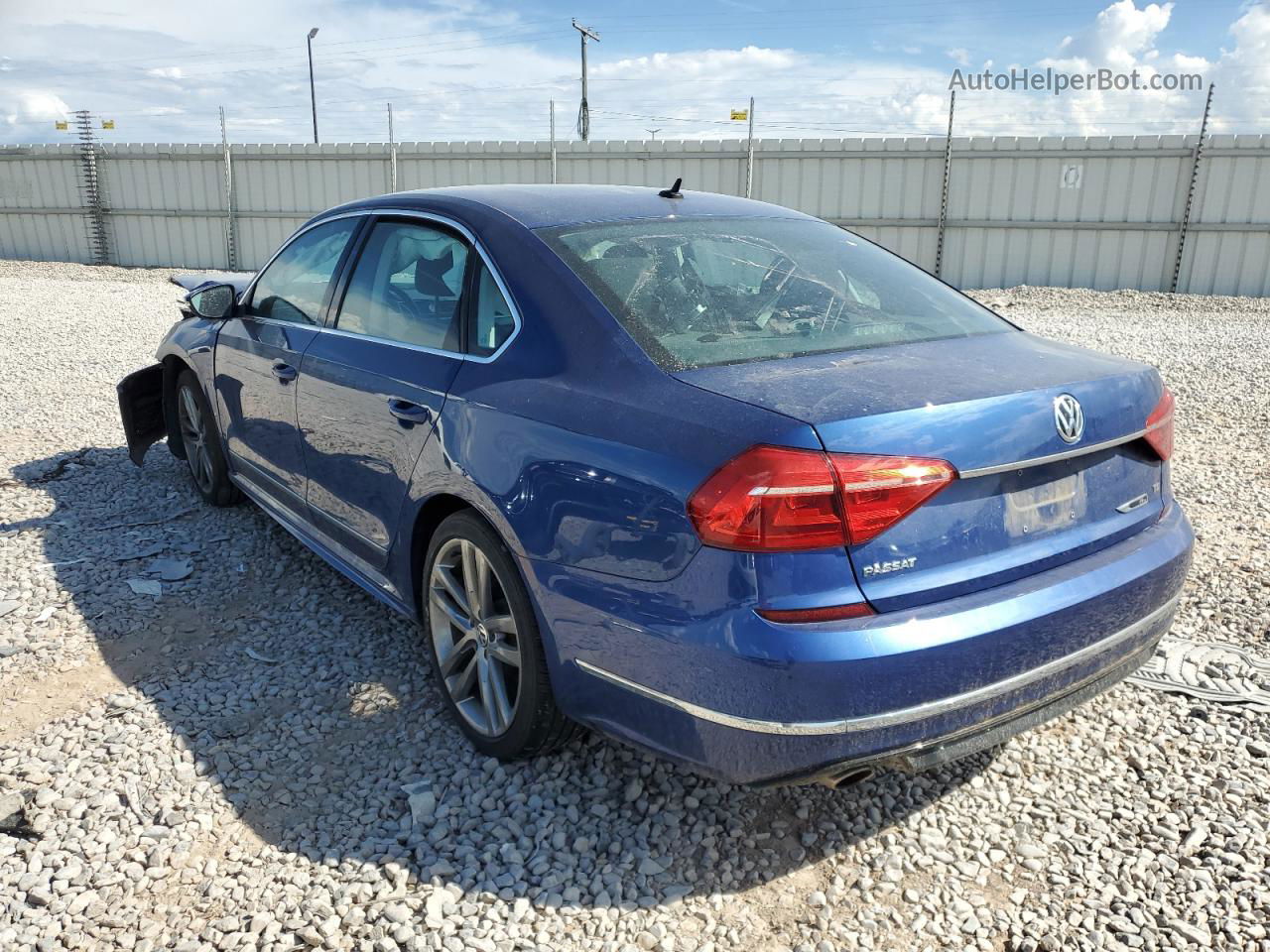 2016 Volkswagen Passat S Blue vin: 1VWAT7A30GC047127