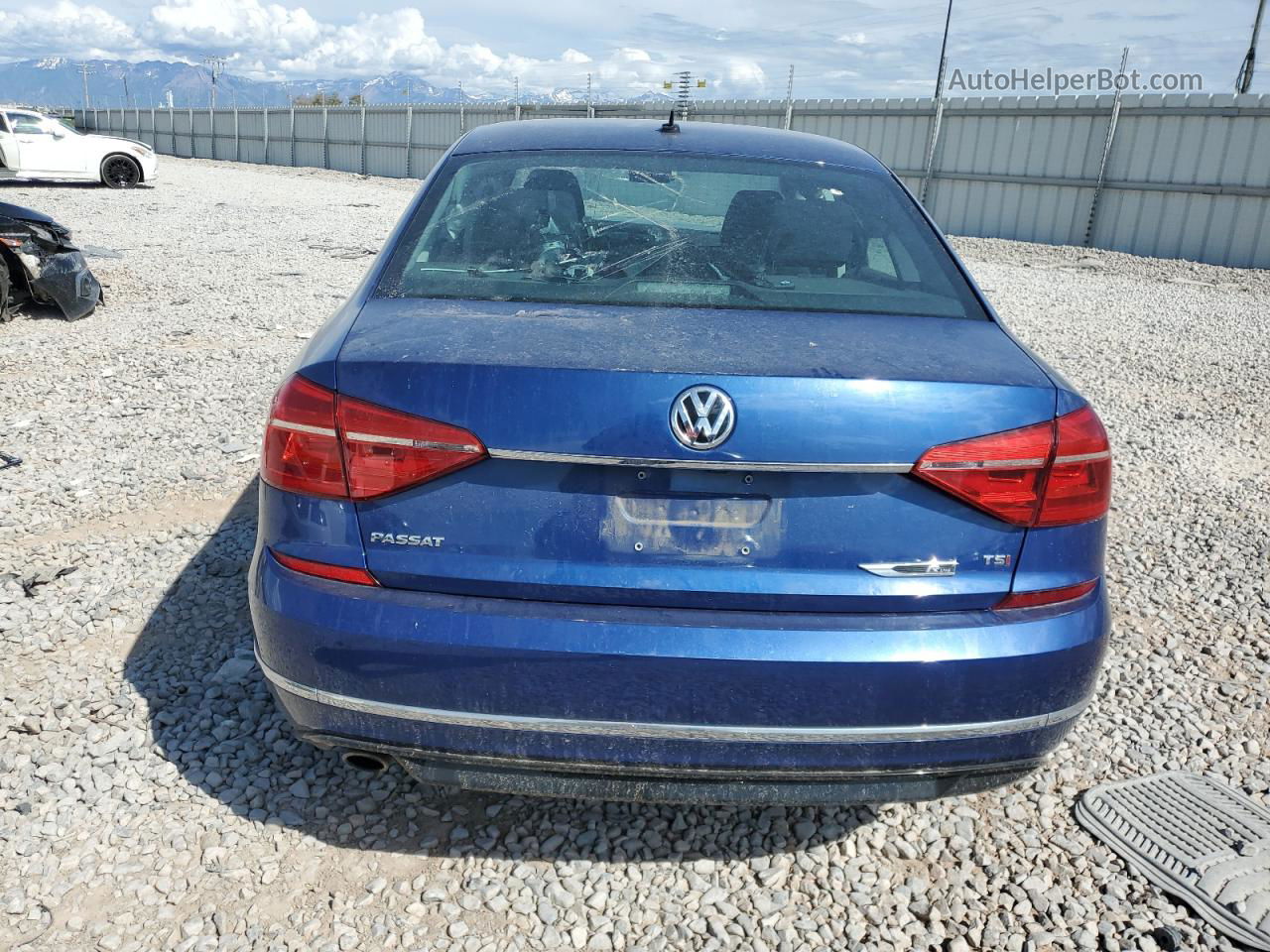 2016 Volkswagen Passat S Blue vin: 1VWAT7A30GC047127