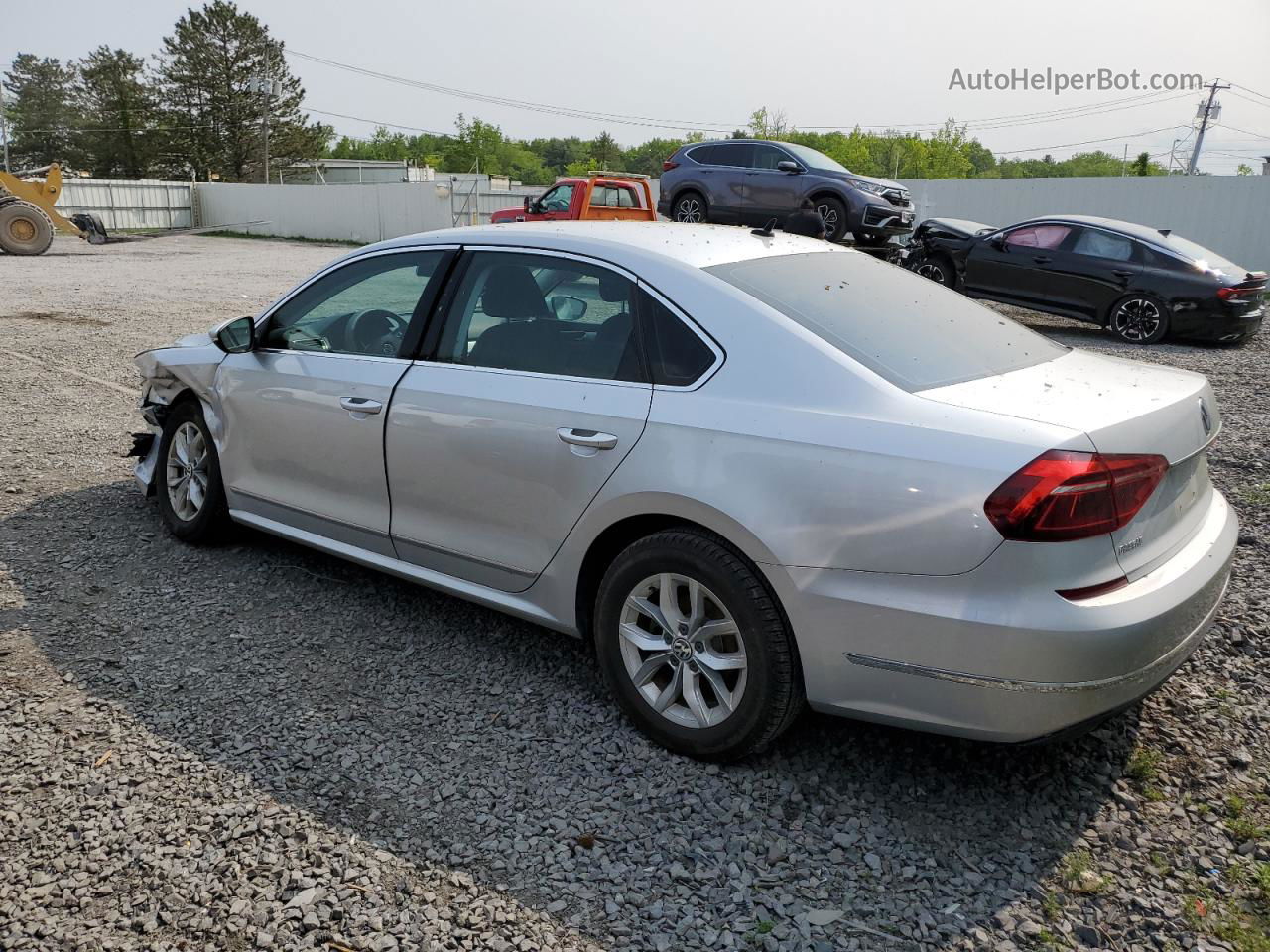 2017 Volkswagen Passat S Silver vin: 1VWAT7A30HC036890