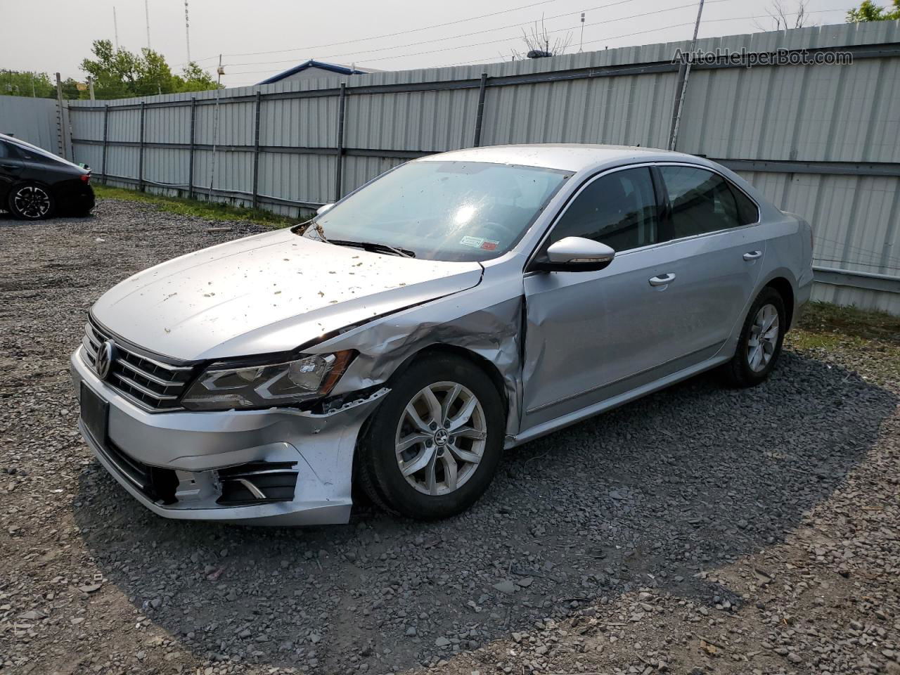 2017 Volkswagen Passat S Silver vin: 1VWAT7A30HC036890