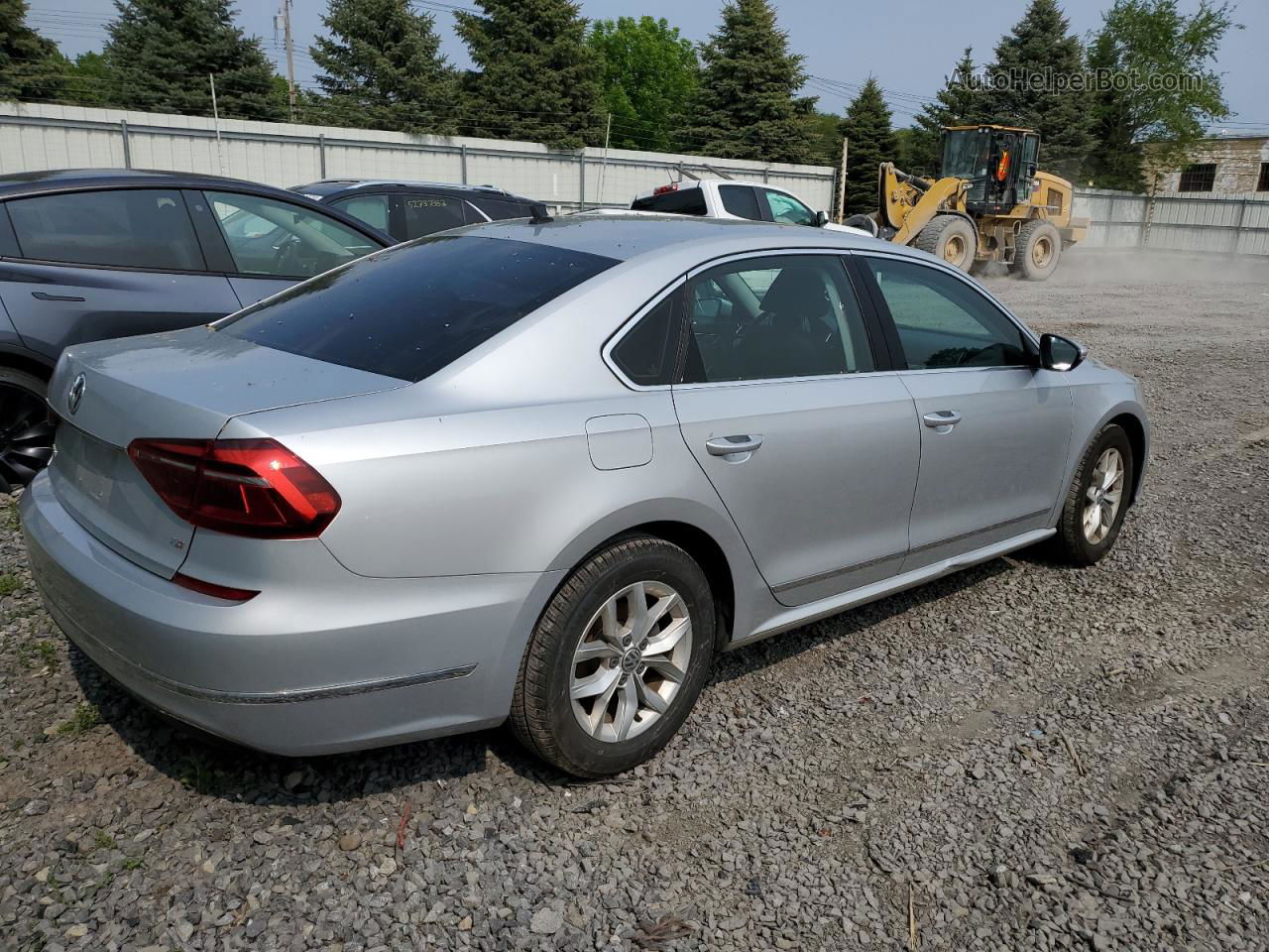 2017 Volkswagen Passat S Silver vin: 1VWAT7A30HC036890