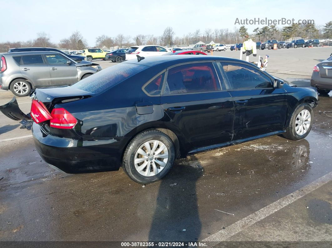 2014 Volkswagen Passat 1.8t Wolfsburg Edition Black vin: 1VWAT7A31EC070056