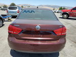 2014 Volkswagen Passat S Burgundy vin: 1VWAT7A31EC081803