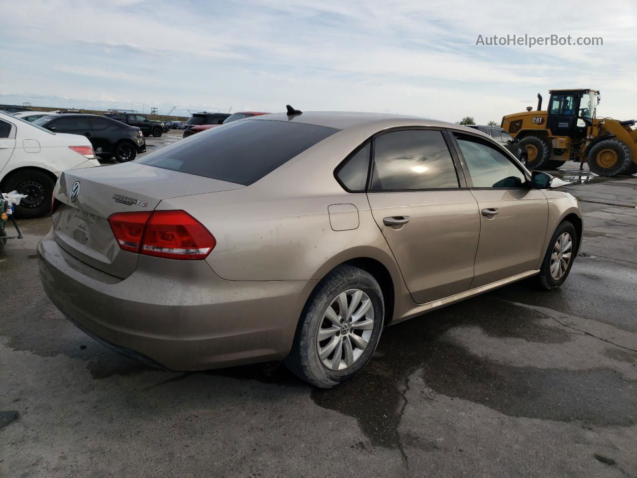 2015 Volkswagen Passat S Tan vin: 1VWAT7A31FC024874