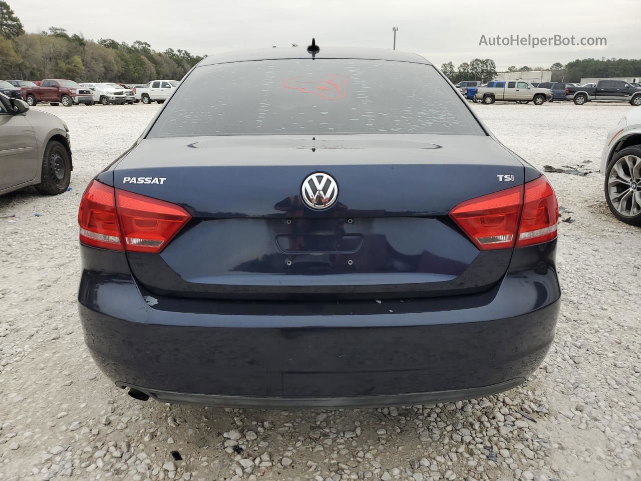 2015 Volkswagen Passat S Blue vin: 1VWAT7A31FC039424