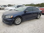 2015 Volkswagen Passat S Синий vin: 1VWAT7A31FC039424