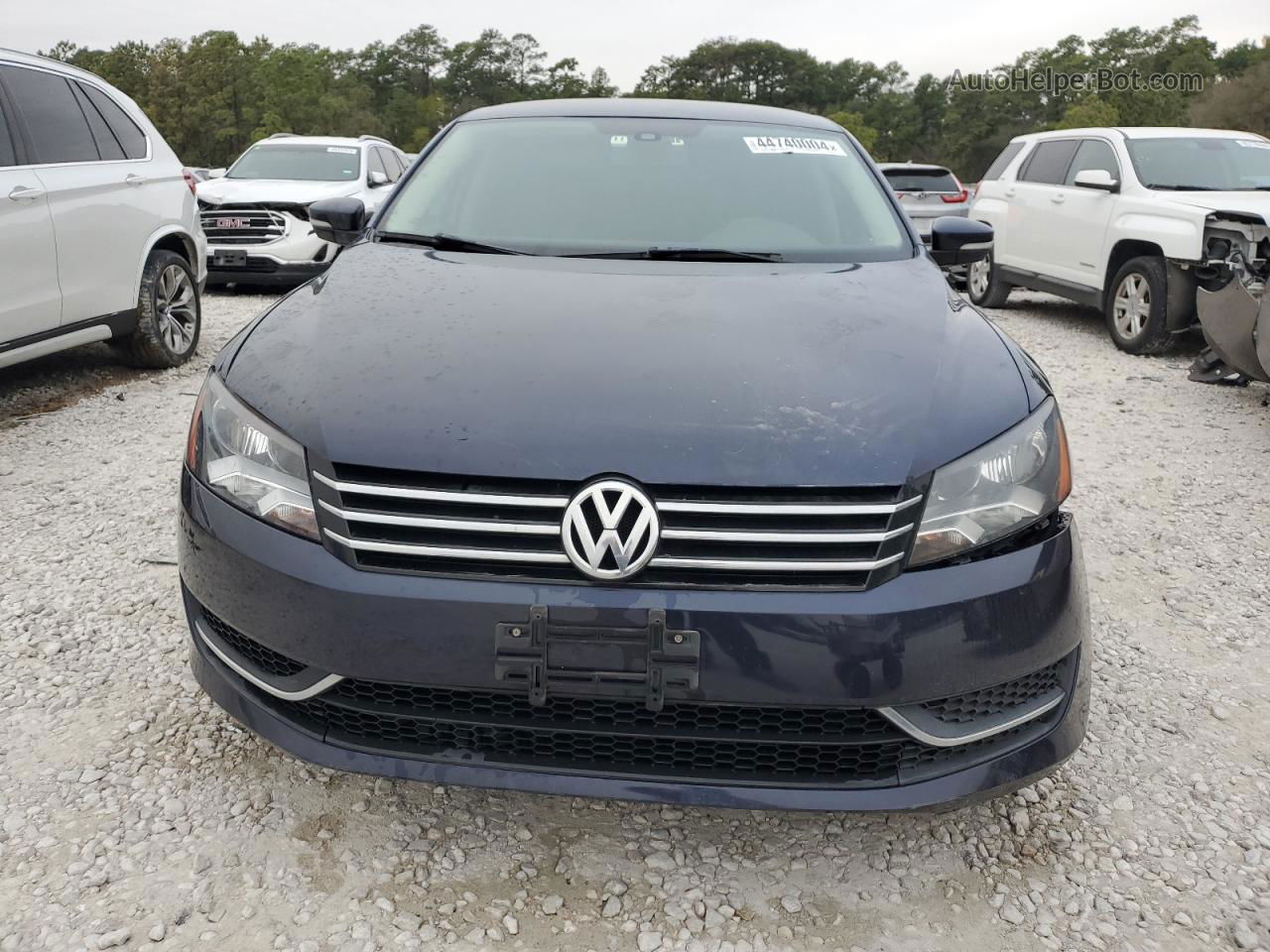 2015 Volkswagen Passat S Blue vin: 1VWAT7A31FC039424