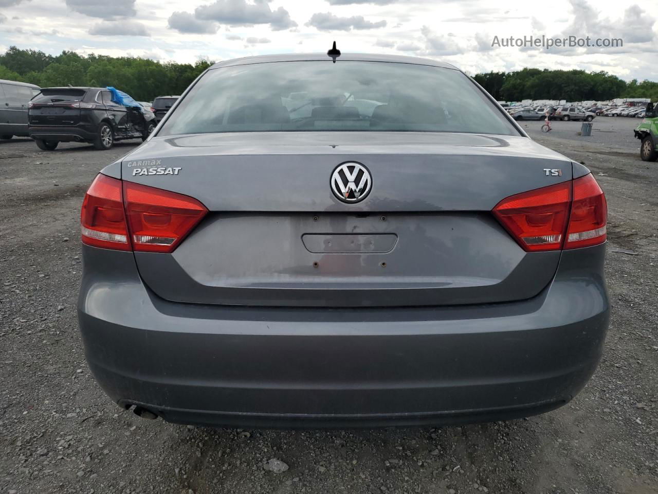 2015 Volkswagen Passat S Gray vin: 1VWAT7A31FC097744