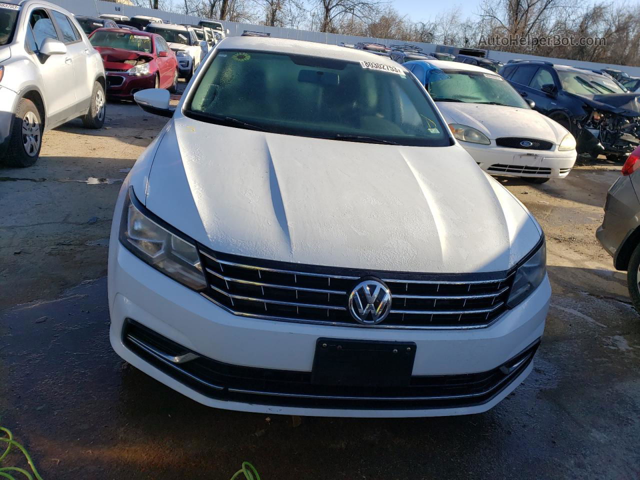 2016 Volkswagen Passat S White vin: 1VWAT7A31GC014749