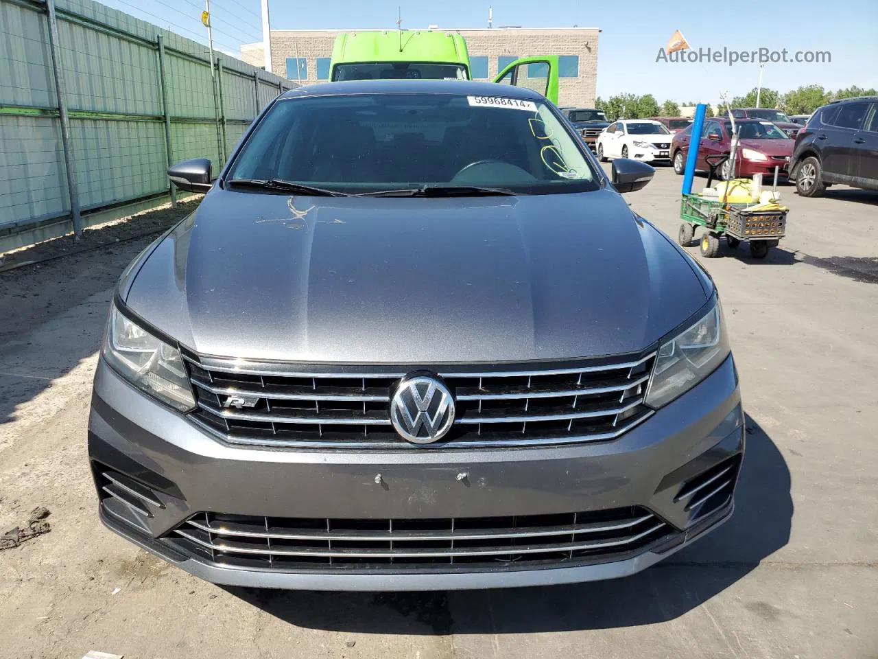 2016 Volkswagen Passat S Gray vin: 1VWAT7A31GC040980