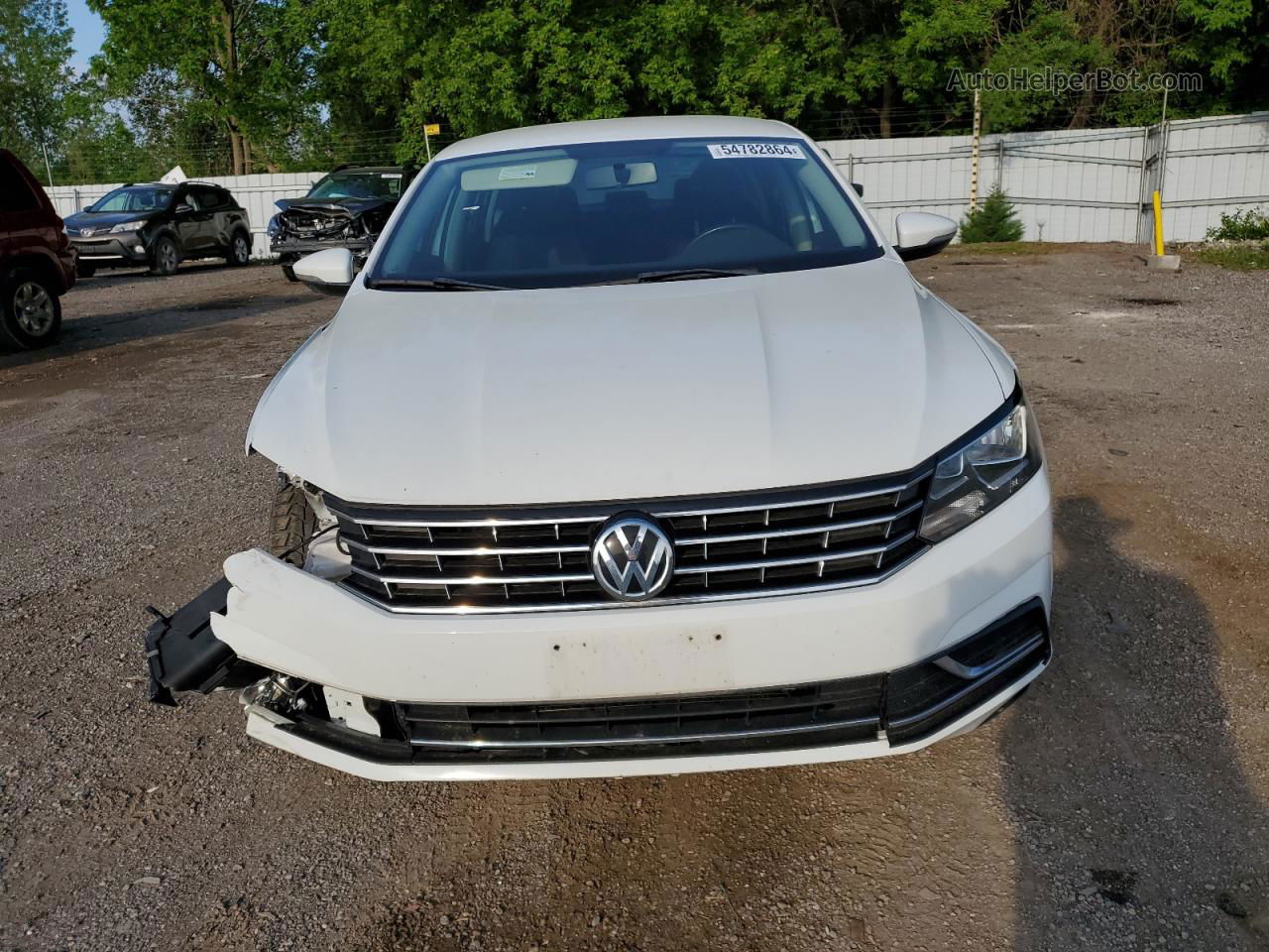 2017 Volkswagen Passat S White vin: 1VWAT7A31HC050233