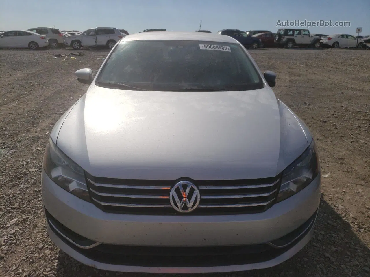 2014 Volkswagen Passat S Silver vin: 1VWAT7A32EC069580