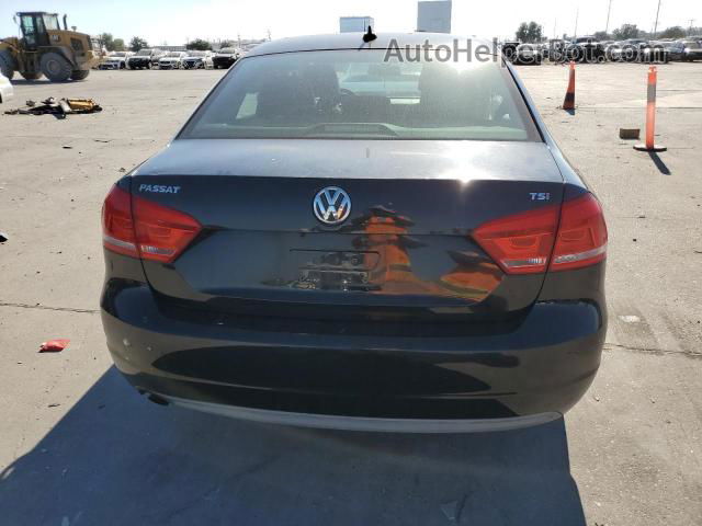 2015 Volkswagen Passat S Black vin: 1VWAT7A32FC014869