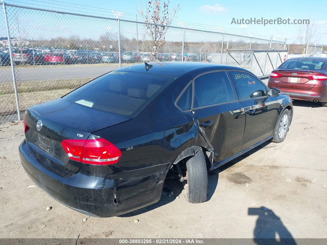 2015 Volkswagen Passat 1.8t Wolfsburg Edition Black vin: 1VWAT7A32FC025306