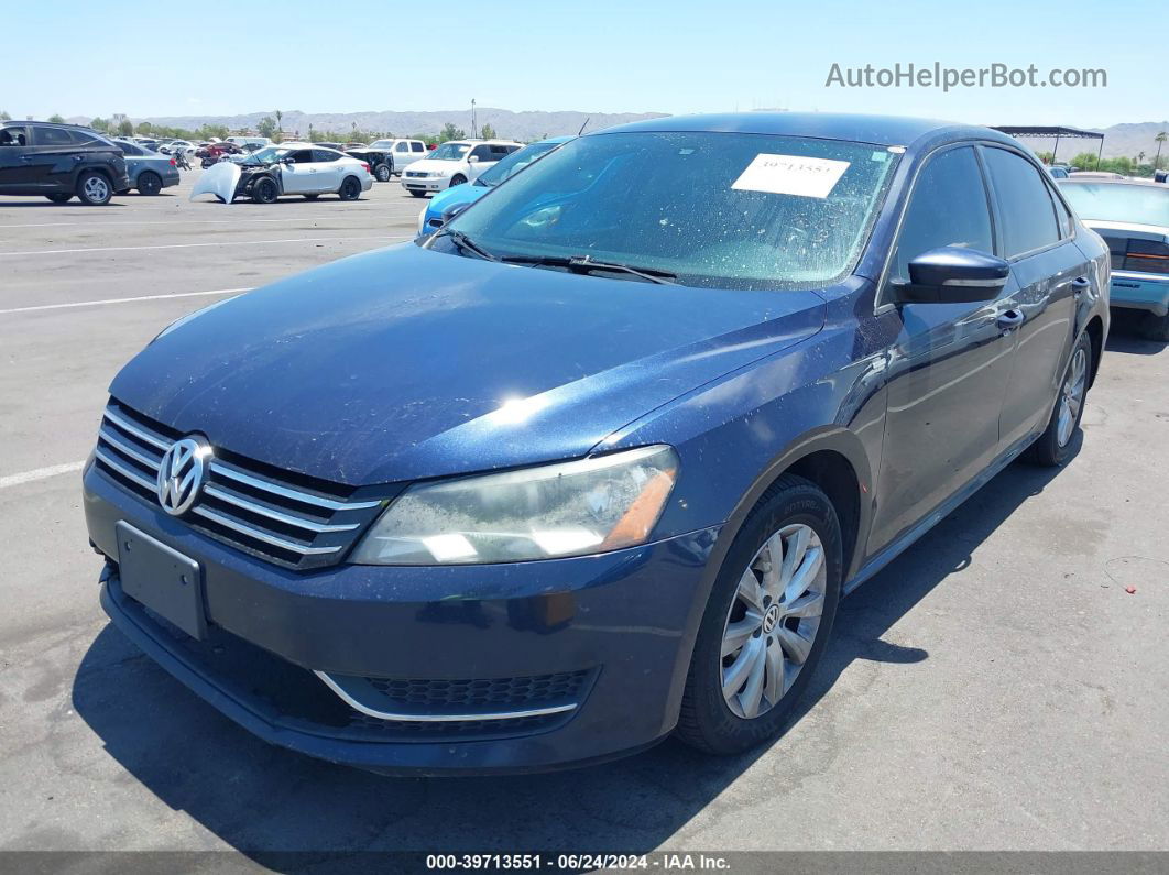 2015 Volkswagen Passat 1.8t Wolfsburg Edition Dark Blue vin: 1VWAT7A32FC029940