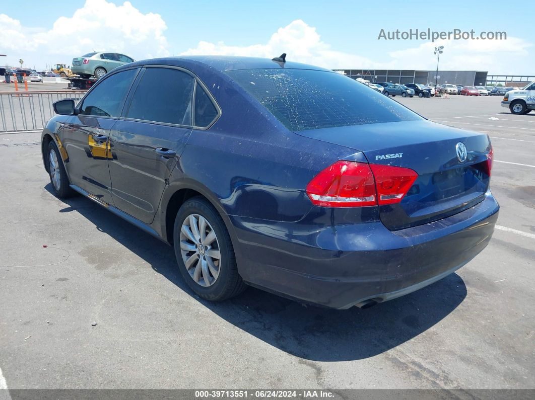 2015 Volkswagen Passat 1.8t Wolfsburg Edition Dark Blue vin: 1VWAT7A32FC029940