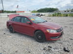 2015 Volkswagen Passat S Red vin: 1VWAT7A32FC049881