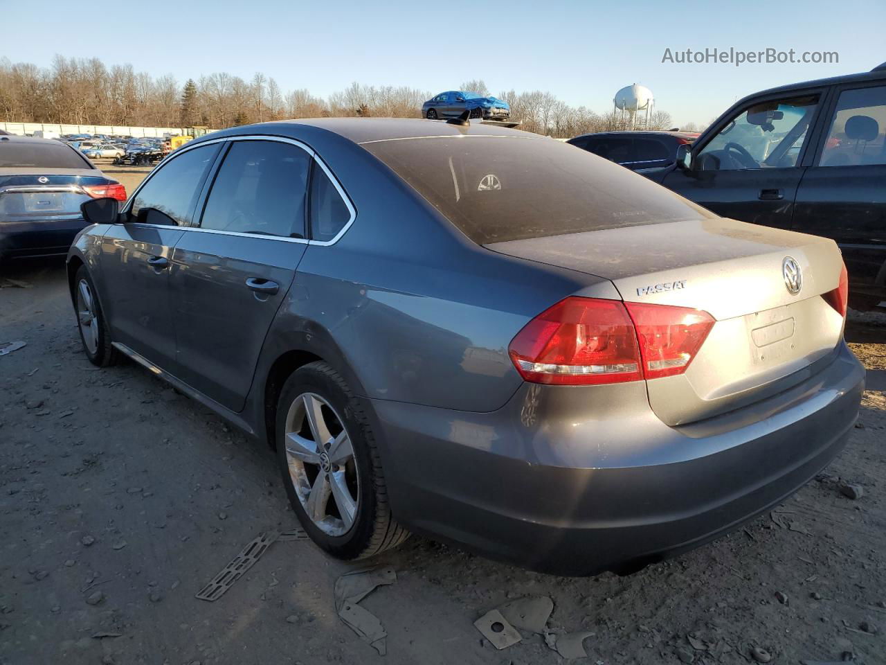 2015 Volkswagen Passat S Gray vin: 1VWAT7A32FC101834