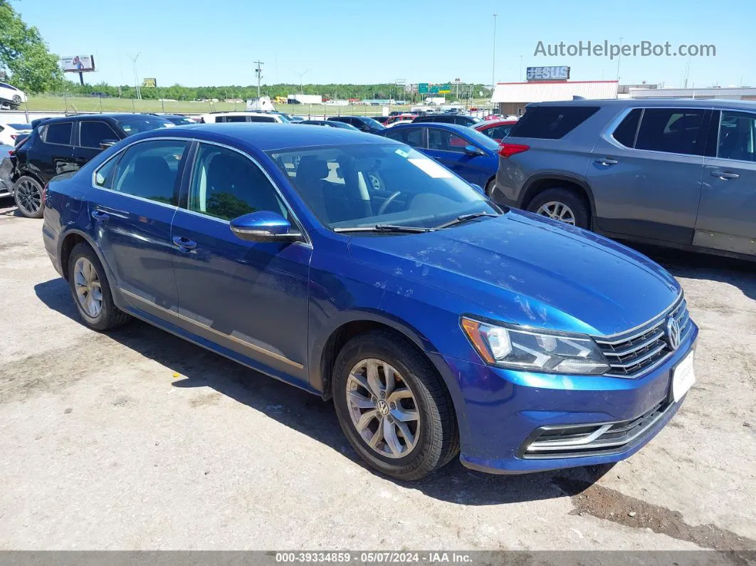 2016 Volkswagen Passat 1.8t S Blue vin: 1VWAT7A32GC032810