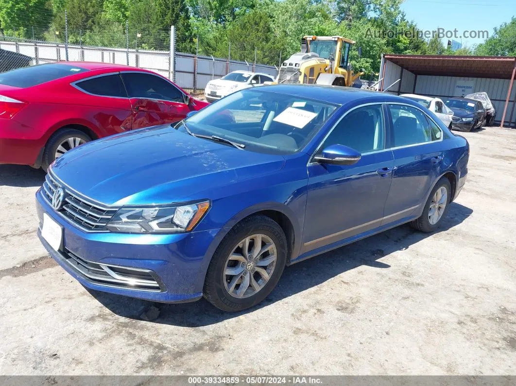 2016 Volkswagen Passat 1.8t S Blue vin: 1VWAT7A32GC032810