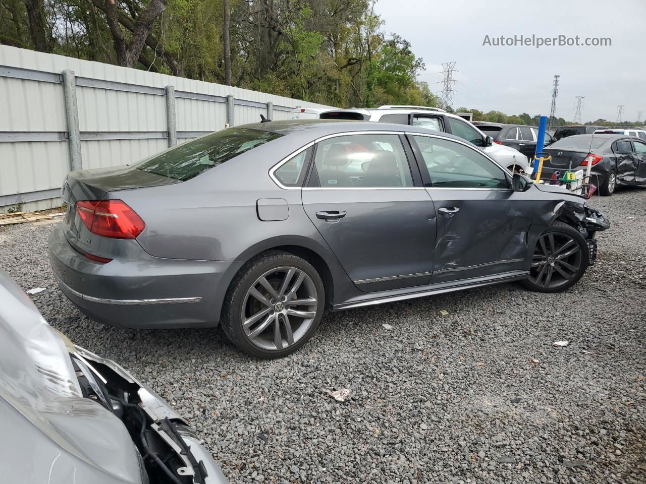 2016 Volkswagen Passat S Gray vin: 1VWAT7A32GC041328