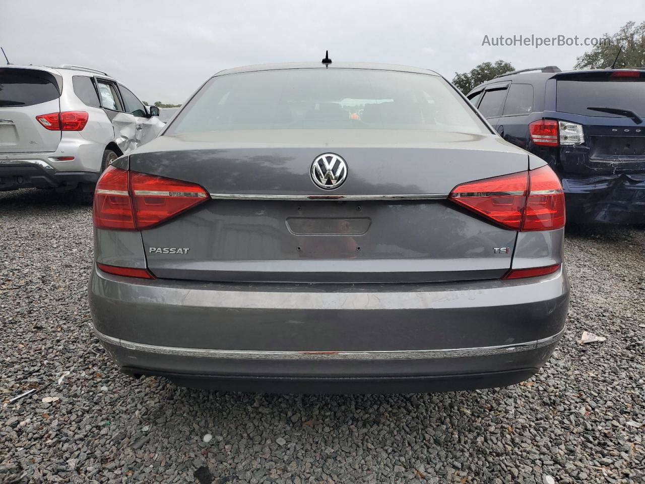 2016 Volkswagen Passat S Gray vin: 1VWAT7A32GC041328