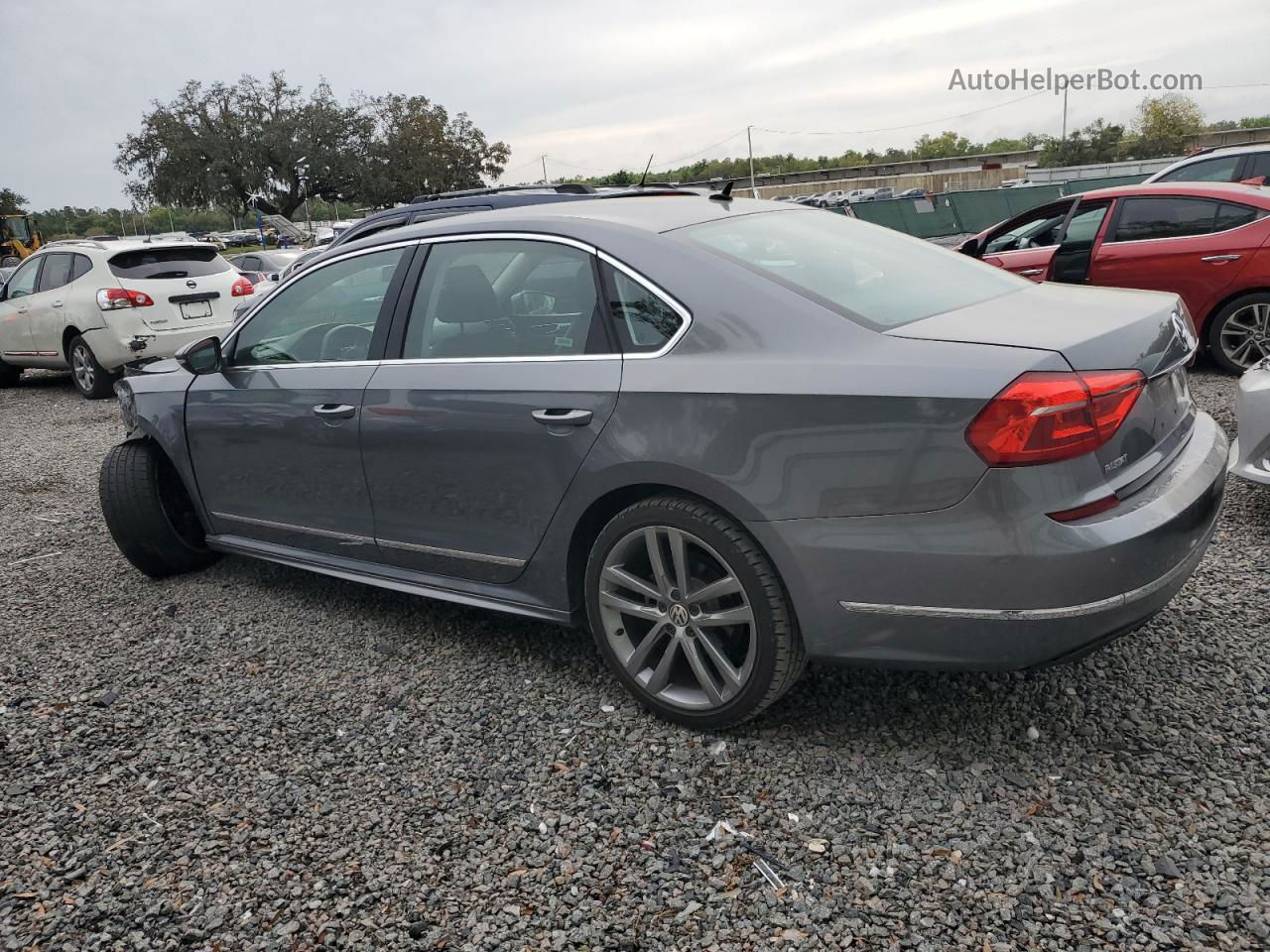 2016 Volkswagen Passat S Gray vin: 1VWAT7A32GC041328