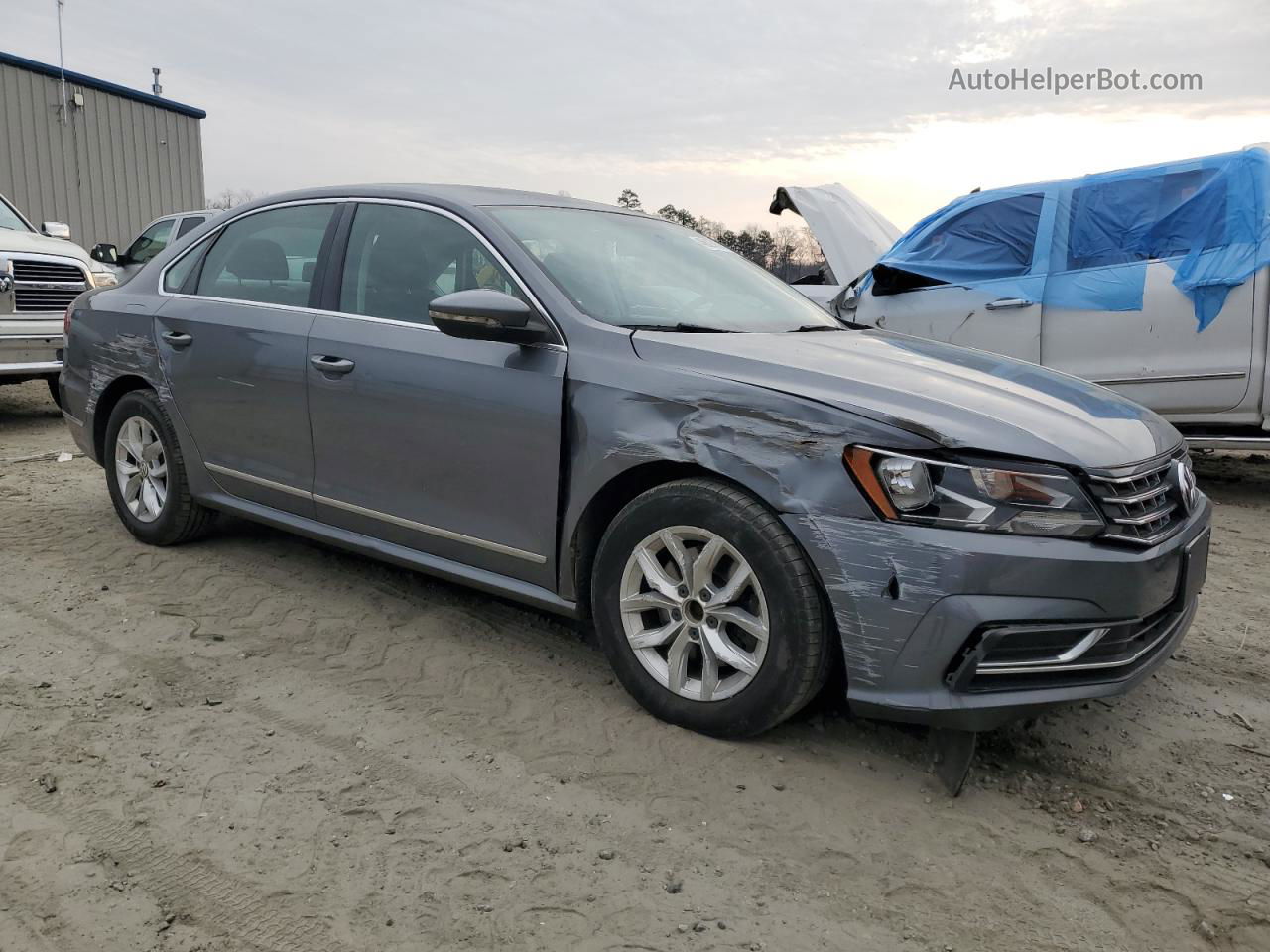 2016 Volkswagen Passat S Charcoal vin: 1VWAT7A32GC049588