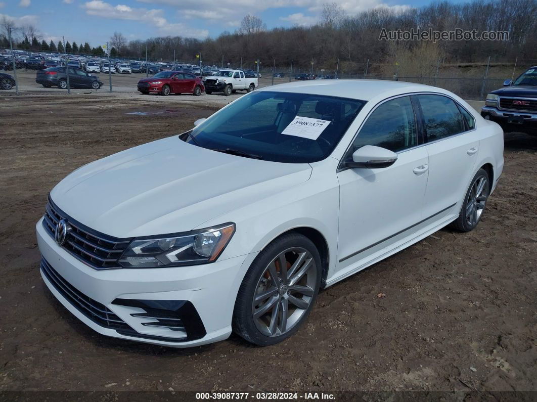 2016 Volkswagen Passat 1.8t R-line White vin: 1VWAT7A32GC058338