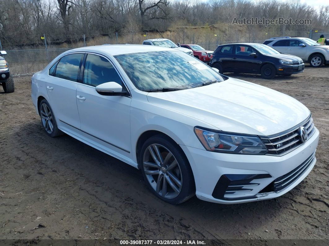 2016 Volkswagen Passat 1.8t R-line White vin: 1VWAT7A32GC058338