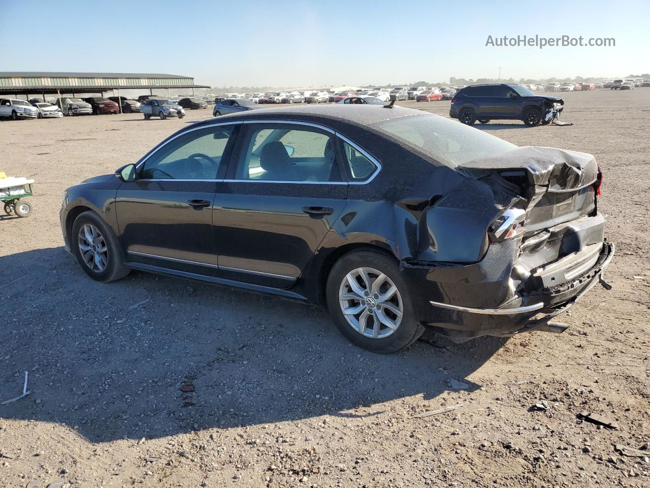 2017 Volkswagen Passat S Black vin: 1VWAT7A32HC005673