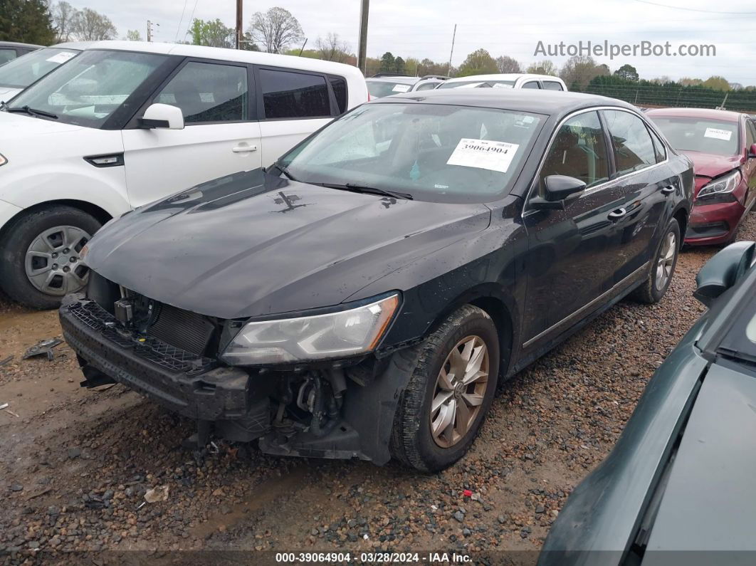 2017 Volkswagen Passat 1.8t S Black vin: 1VWAT7A32HC007679