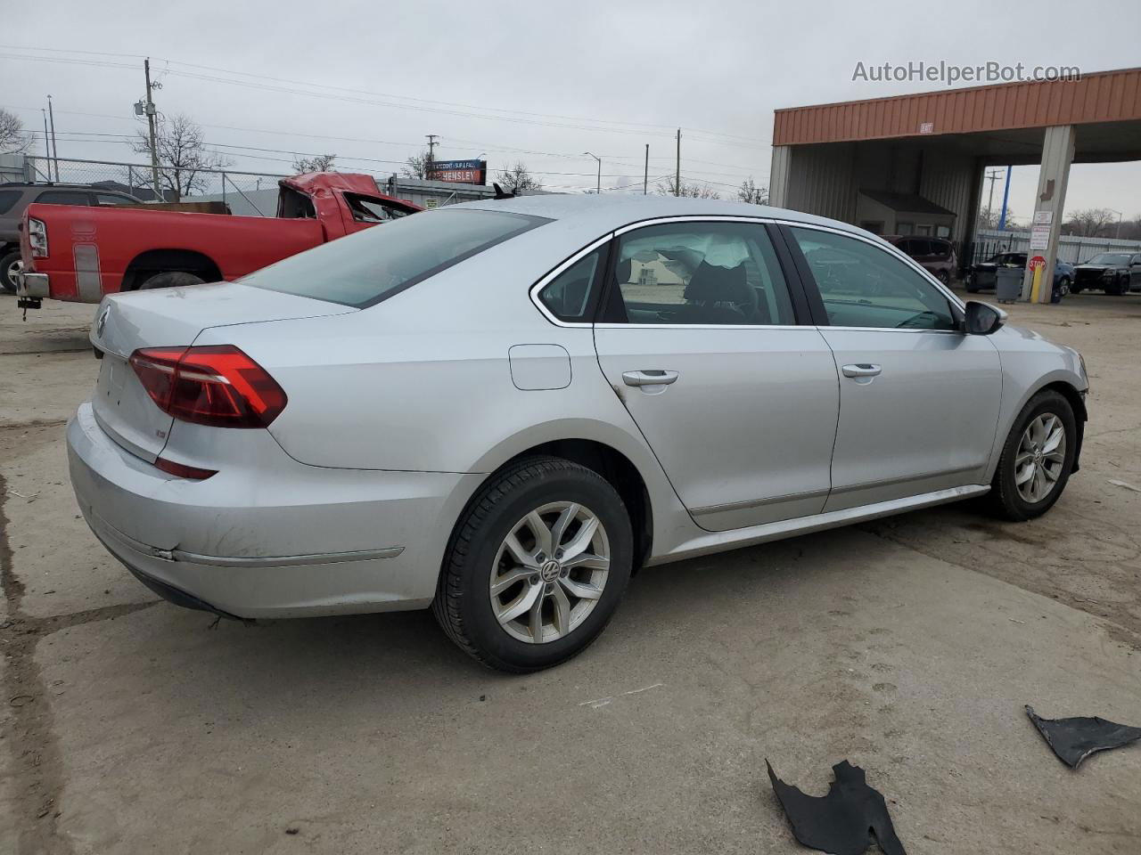 2017 Volkswagen Passat S Silver vin: 1VWAT7A32HC033358